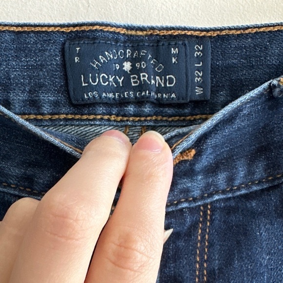 Lucky Brand Authentic Skinny Men’s Classic Blue Denim Jeans, Size W32 L32 - Picture 11 of 16
